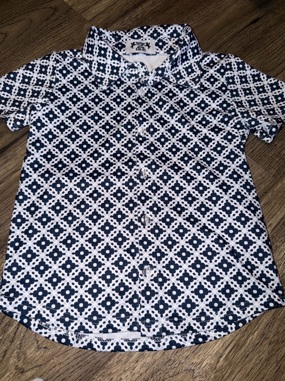 Boys cowboy button down shirt